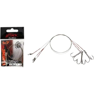 Struna FORMAX Attack 1x7 cu Ancora Nr. 4, 8kg, 25cm, 3buc/pac