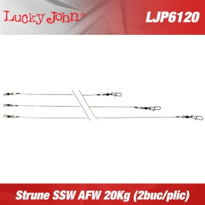 Struna Lucky John SSW AFW 0.44mm 30cm 20kg 2buc Struna Lucky John SSW AFW 0.44mm 30cm 20kg 2buc