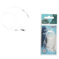 Struna Mikado Jaws Fluorocarbon Medium, 25cm, 12kg, 2buc/plic