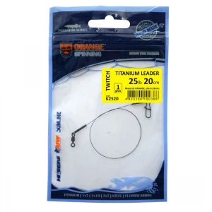 Struna Orange 18kg 26cm Titanium Leader Struna Orange 18kg 26cm Titanium Leader