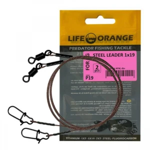 Struna Otel Orange 10kg 20cm 0.30mm Steel Leader 2buc/plic Struna Otel Orange 10kg 20cm 0.30mm Steel Leader 2buc/plic