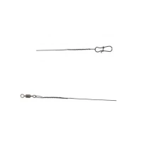 Struna VMC Blackflex din 7 fire de otel si ochet din nylon agrafa rapida vartej 40cm 5kg 3buc/plic Struna VMC Blackflex din 7 fire de otel si ochet din nylon agrafa rapida vartej 40cm 5kg 3buc/plic