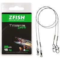 Struna Zfish Titanium, 25cm, 15kg, 2buc/pac