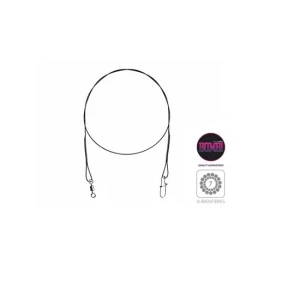 Struna din titan Delphin BOMB  cu agrafa si agrafa rapida 20cm 7kg