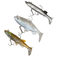 Kit Zebco Swimbait Pike Lure Pack, Natural, 12cm, 3buc/pac