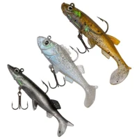 Kit Zebco Zander Swimbait Lure Pack, Natural, 10cm, 3buc/pac