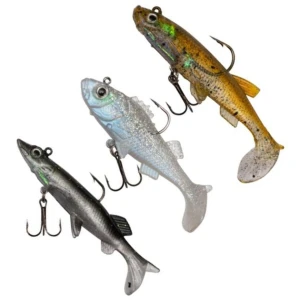 Kit Zebco Zander Swimbait Lure Pack, Natural, 10cm, 3buc/pac Kit Zebco Zander Swimbait Lure Pack, Natural, 10cm, 3buc/pac
