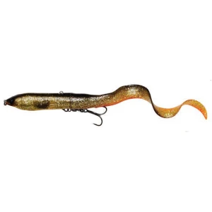 NALUCA SAVAGE GEAR HARD 3D EEL BLACK GOLD 17CM 50G 2+1BUC/PLIC NALUCA SAVAGE GEAR HARD 3D EEL BLACK GOLD 17CM 50G 2+1BUC/PLIC