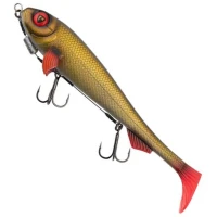 Shad FOX RAGE Super Slick Shad Loaded, UV Golden Prey, 23cm, 1buc/pac 