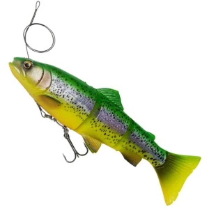 Swimbait Articulat SAVAGE GEAR 4D Line Thru Trout SS, Firetrout, 180g, 25cm, 1buc/pac