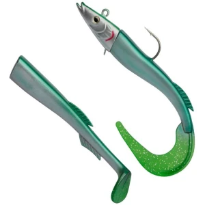 Swimbait Berkley Powerbait Power Sandeel, AYU Green, 65g, 17cm, 1buc/pac