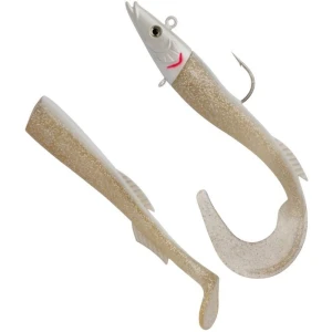 Swimbait Berkley Powerbait Power Sandeel, Snow White, 65g, 17cm, 1buc/pac