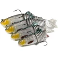 Swimbait FOX RAGE Replicant Jointed - New Colours, Silver Halo, 20cm, 120g