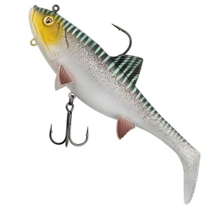 Swimbait FOX RAGE Replicant Wobble,  Silver Halo, 14cm, 55g
