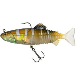 Swimbait Fox Rage Replicant Jointed, Young Perch UV, 23cm/9inch, 130g