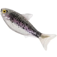 Swimbait LIVE TARGET Shad Unrigged, Olive / Pink, 11.5cm, 11.5g, 3buc/pac