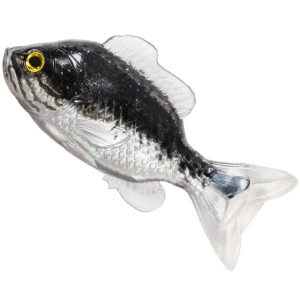 Swimbait LIVE TARGET Sunfish Unrigged, Black / Silver, 9.7cm, 3buc/pac