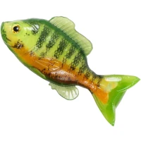 Swimbait LIVE TARGET Sunfish Unrigged, Chartreuse / Orange, 11cm, 2buc/pac