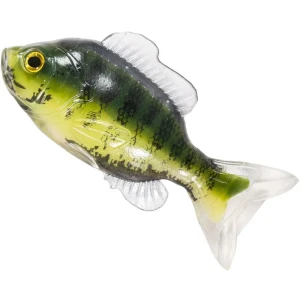 Swimbait LIVE TARGET Sunfish Unrigged, Green / Cream, 8.5cm, 4buc/pac Swimbait LIVE TARGET Sunfish Unrigged, Green / Cream, 8.5cm, 4buc/pac