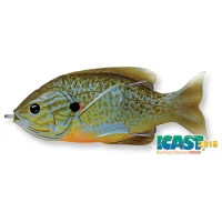 Swimbait Live Target Hollow Body Sunfish Walking Bait, Natural / Blue, 7.5cm, 12g  Swimbait Live Target Hollow Body Sunfish Walking Bait, Natural / Blue, 7.5cm, 12g