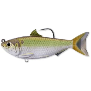 Swimbait Live Target Threadfin Shad, Green / Bronze, 9.5cm, 14g, 1buc/pac