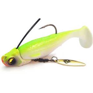Swimbait RAID Head Swimmer Libero, 009 White Chartreuse, 10g, 2buc/pac Swimbait RAID Head Swimmer Libero, 009 White Chartreuse, 10g, 2buc/pac