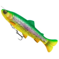 Swimbait SAVAGE GEAR 4D Line Thru Pulse Tail Trout SS, Fire Trout, 16cm, 51g, 1buc/pac