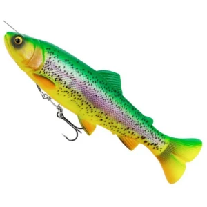 Swimbait SAVAGE GEAR 4D Line Thru Pulse Tail Trout SS, Fire Trout, 16cm, 51g, 1buc/pac