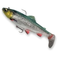 Swimbait SAVAGE GEAR 4D Trout Rattleshad, Green Silver, 35g, 12.5cm, 1buc/pac