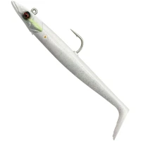 Swimbait SAVAGE GEAR Sandeel V2 Sinking, White Pearl Silver, 33g, 14cm, 1+2buc/pac