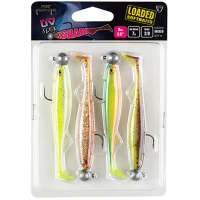 Swimbaits FOX RAGE Slick Shad Mixed UV Colour Pack LOADED 11cm 4buc Swimbaits FOX RAGE Slick Shad Mixed UV Colour Pack LOADED 11cm 4buc