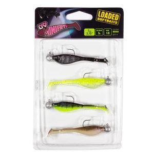 Swimbaits Fox Rage Micro Tiddler Fast UV Culori Multiple, 4cm, 4buc Swimbaits Fox Rage Micro Tiddler Fast UV Culori Multiple, 4cm, 4buc
