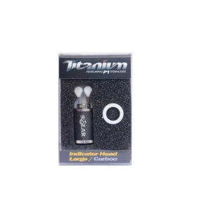 Cap Swinger Solar Titanium Indicator Head Large Carbon Cap Swinger Solar Titanium Indicator Head Large Carbon
