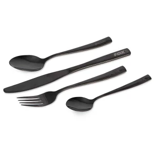 Set Tacamuri FOX Cookware Black Stainless Cutlery Set