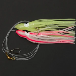 Taparina DAM Octopus II Glow Hokka ,120cm/6.5cm, 0.60mm, Nr.5/0, 2buc/pac