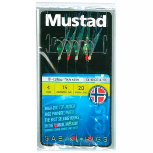 Taparina Mustad BI Colour Fish Skin Nr.8, 5buc/pac Taparina Mustad BI Colour Fish Skin Nr.8, 5buc/pac