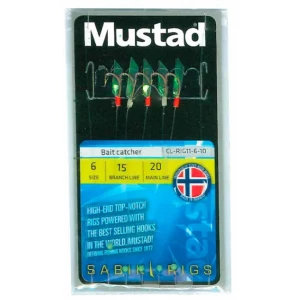 Taparina Mustad Bait Catcher Nr.8, 5buc/pac Taparina Mustad Bait Catcher Nr.8, 5buc/pac