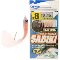 Taparina Sabiki OWNER 5538 Shrimp Skin, Nr.6, 0.47mm, 6buc/pac