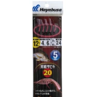 Taparine Hayabusa Ss131, Seaguar Florocarbon Leader, Nr.12, 5 Carlige, 1buc/pac