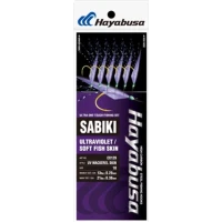 Taparine Scrumbie Hayabusa Sabiki Fish Skin, Real Minnow, Nr.7, 6 Carlige, 1buc/pac