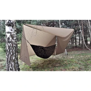 Tenda Bushmen Prelata Ultralight Dark Olive, 4mx3m Tenda Bushmen Prelata Ultralight Dark Olive, 4mx3m