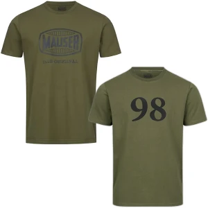 Set 2 Tricouri MAUSER 581, Dull Olive, Marime 3XL