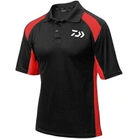 Tricou Daiwa Polo Tournament Negru Rosu Marime Xl Tricou Daiwa Polo Tournament Negru Rosu Marime Xl