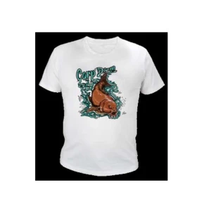 TRICOU OKUMA T-SHIRT CARP DIEM WHITE MARIME XL