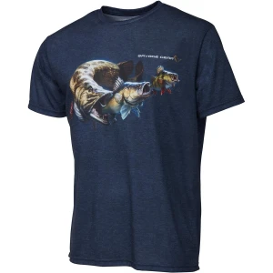 TRICOU SAVAGE GEAR CANNIBAL BLUE MARIME XXL