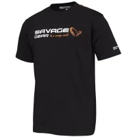 Tricou Savage Gear  Signature Logo Black Ink Mar.xl