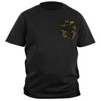 Tricou Avid Carp Cargo T-shirt Black, Marime L