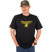 Tricou Black Cat Black Tee Distressed Logo, Marime S