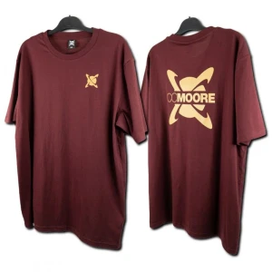Tricou CC MOORE Burgundy T-Shirt, Marime L