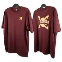 Tricou Cc Moore Burgundy T-shirt, Marime Xl